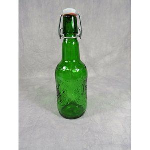 Grolsch Green Bottle With Wire Bale & Ceramic Stopper